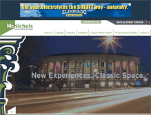 Tablet Screenshot of mcnicholsbuilding.com